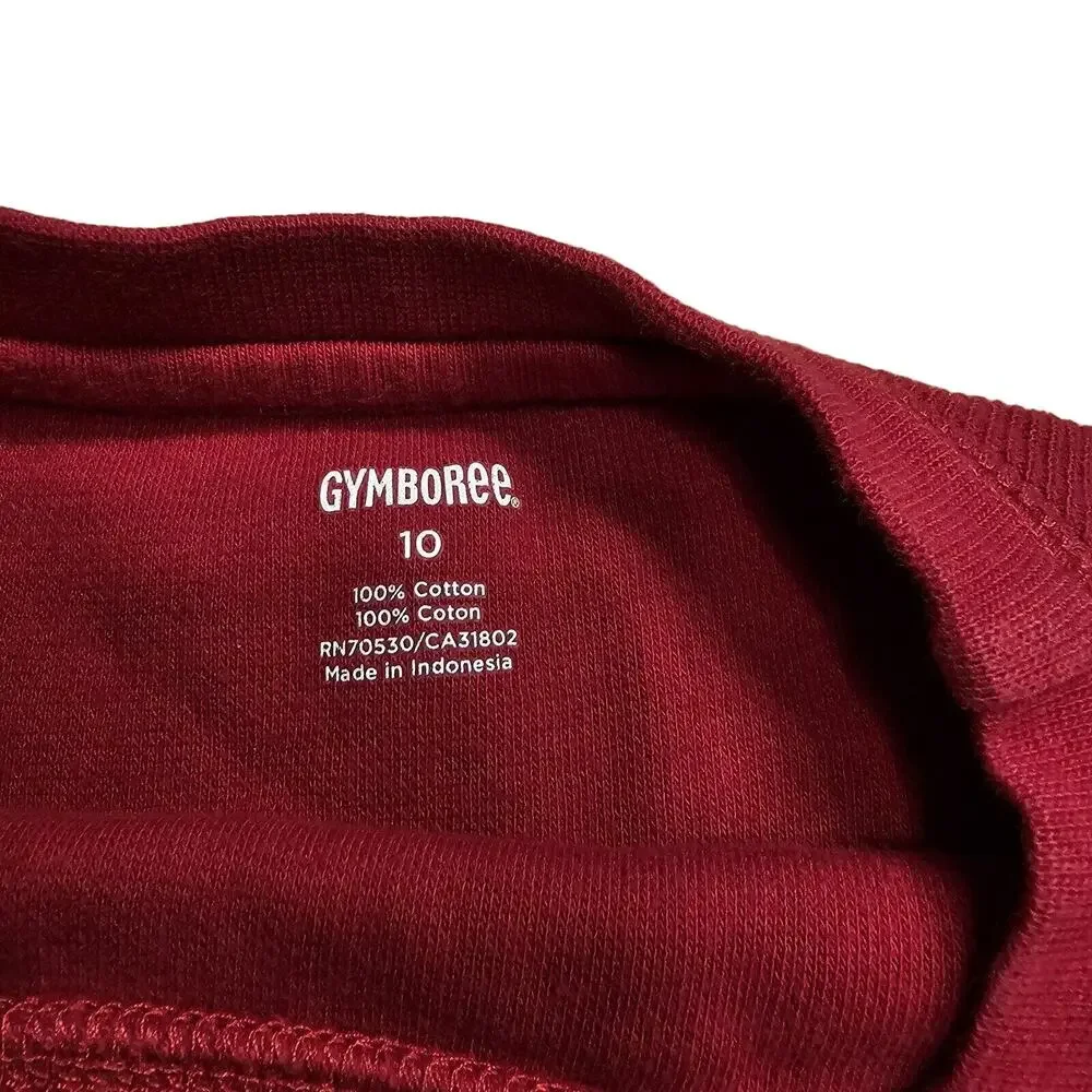 Gymboree Empire State Express Long Sleeves Thermal Shirt Boys Sz 10 Red